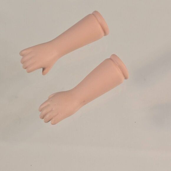 Anco 3 Piece Lot of Porcelain Doll Parts Head Arms  As Is - Picture 5 of 6